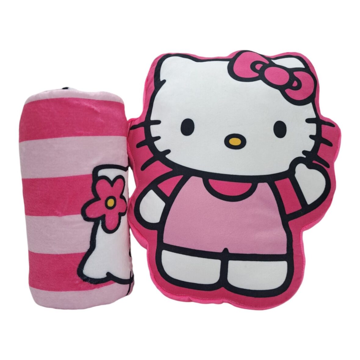 Peluche – Cojín con cobija –  Hello Kitty