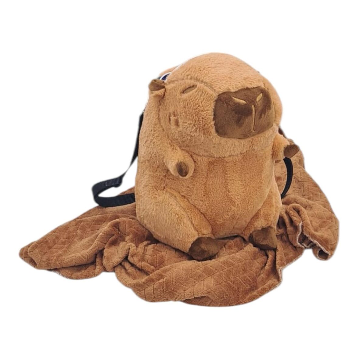 Bolso con cobija – Peluche Capibara
