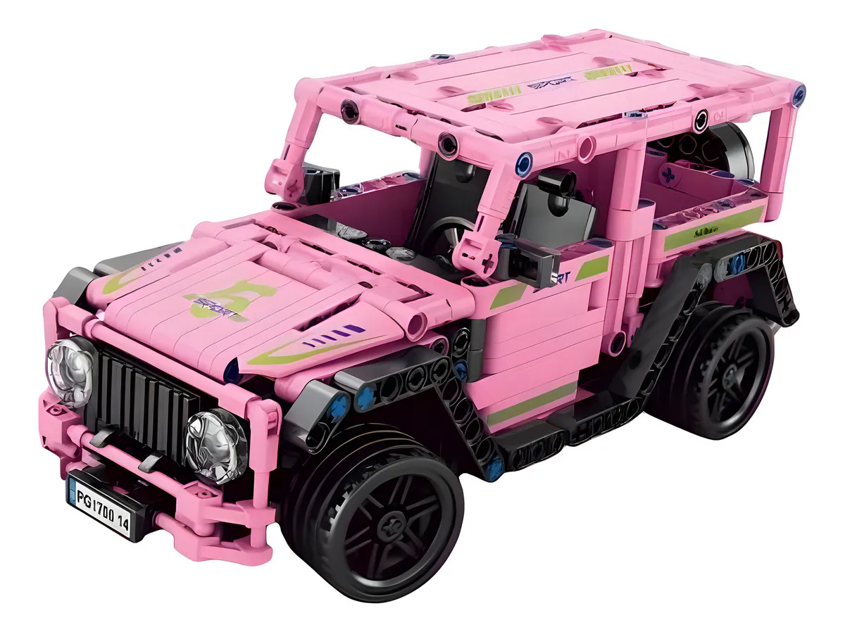 Carro de Armar ACHKO 70014 a Control Remoto – Rosa