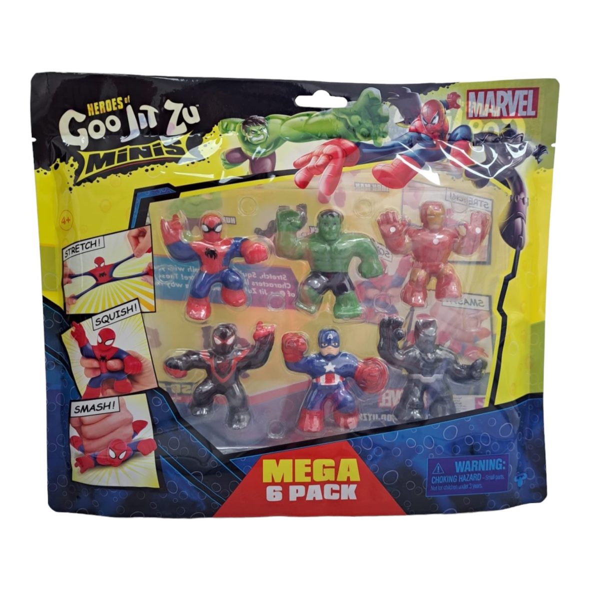Heroes of Goo Jit Zu – Marvel Mega Mini 6 Pack