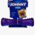 Small Johnny Stick 'Squeaker' transparent purple/blue