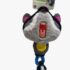 Skunk- cotton rope dog toy with squeaker and crinkle paper inside