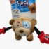 Rock Zoo  'King Boxer'  Monkey With Squeaker & Crinkle Paper S size  Plush/Bungee Arm