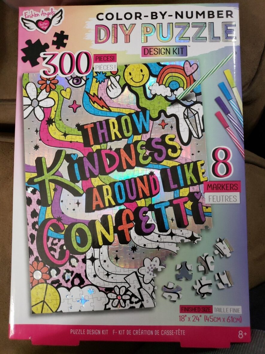 Color By Number DIY Puzzle