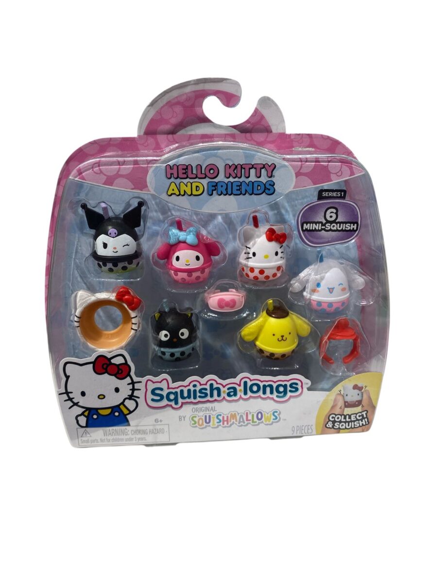 Hello Kitty and Friends Mini Squish x6