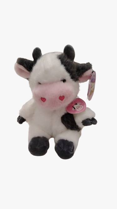 Peluche – Vaca Sentada con Collar