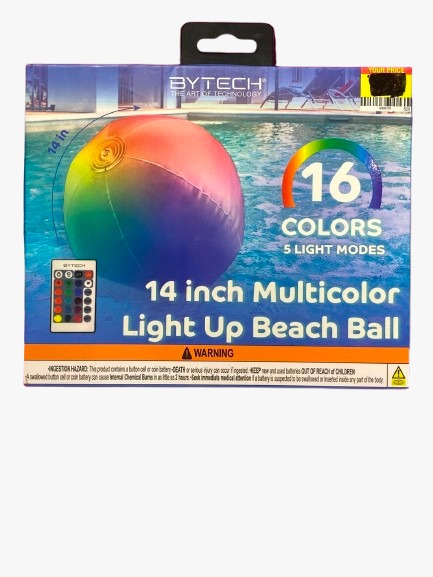 Pelota Bytech Control Remoto con Luces de Colores